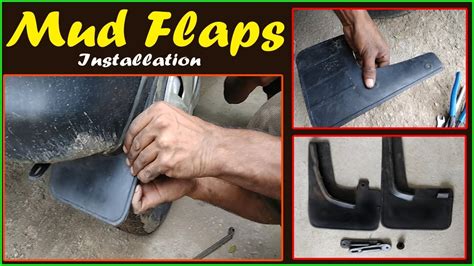 mud flap installation diagram